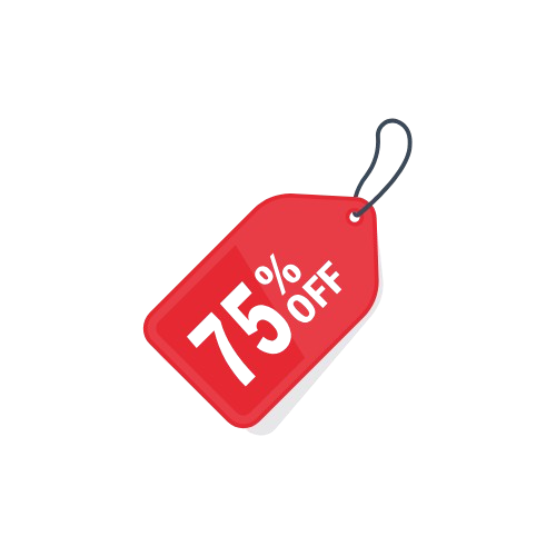 75% off